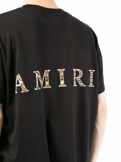 T-shirt Amiri Léopard Noir AMIRI