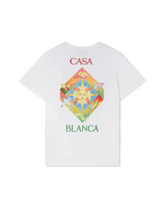 T-shirt Casablanca Les Elements Blanc CASABLANCA